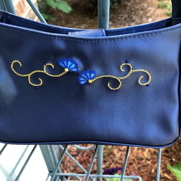 Girls blue purse evening bag - Picture 2 of 7